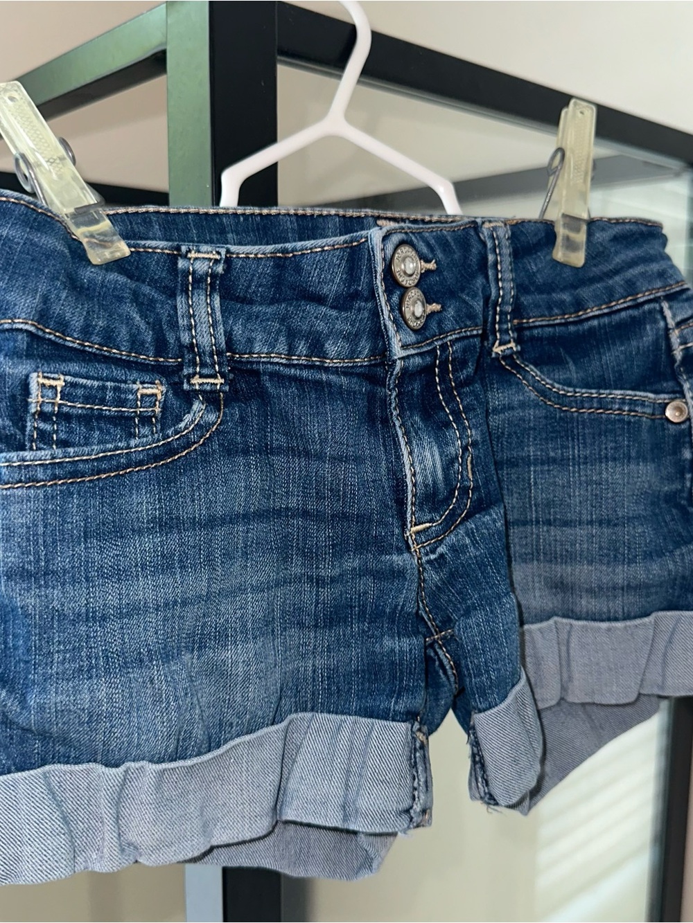 Jordache Girls Denim Shorts Sz 6